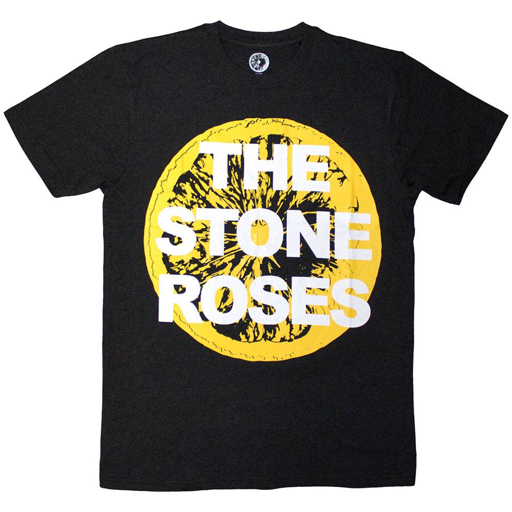 The Stone Roses - Large Lemon Heren Tshirt - Grijs